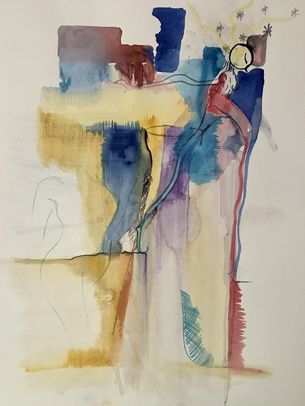 So Phare Away Aquarelle56X76 cm